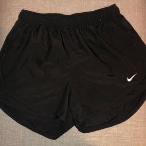 All Black Nike Tempo Women’s Running Shorts